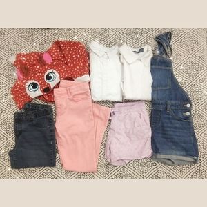 SOLD Girl's XL 14/16 Lot Bundle Overalls Jeans